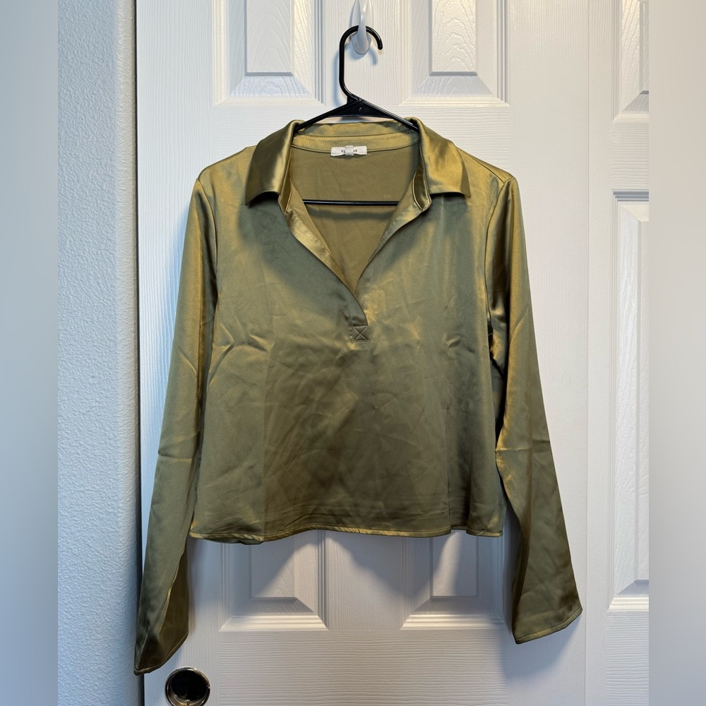 Pleione Satin Blouse
